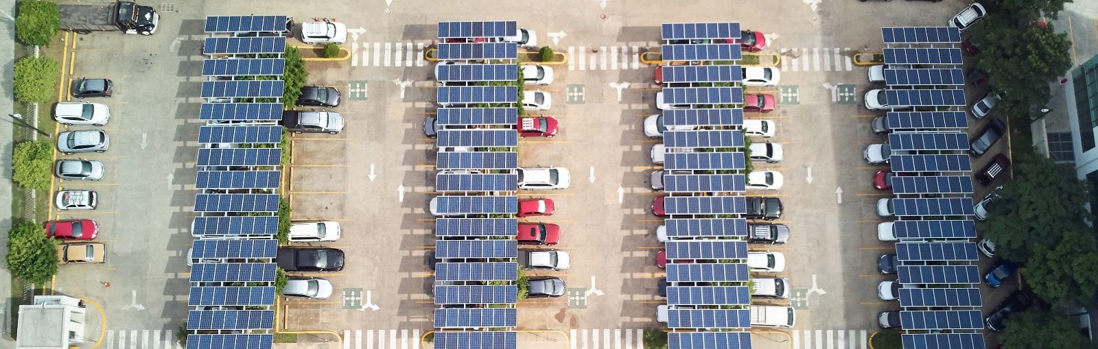 installation photovoltaïque comme les ombrières de parking